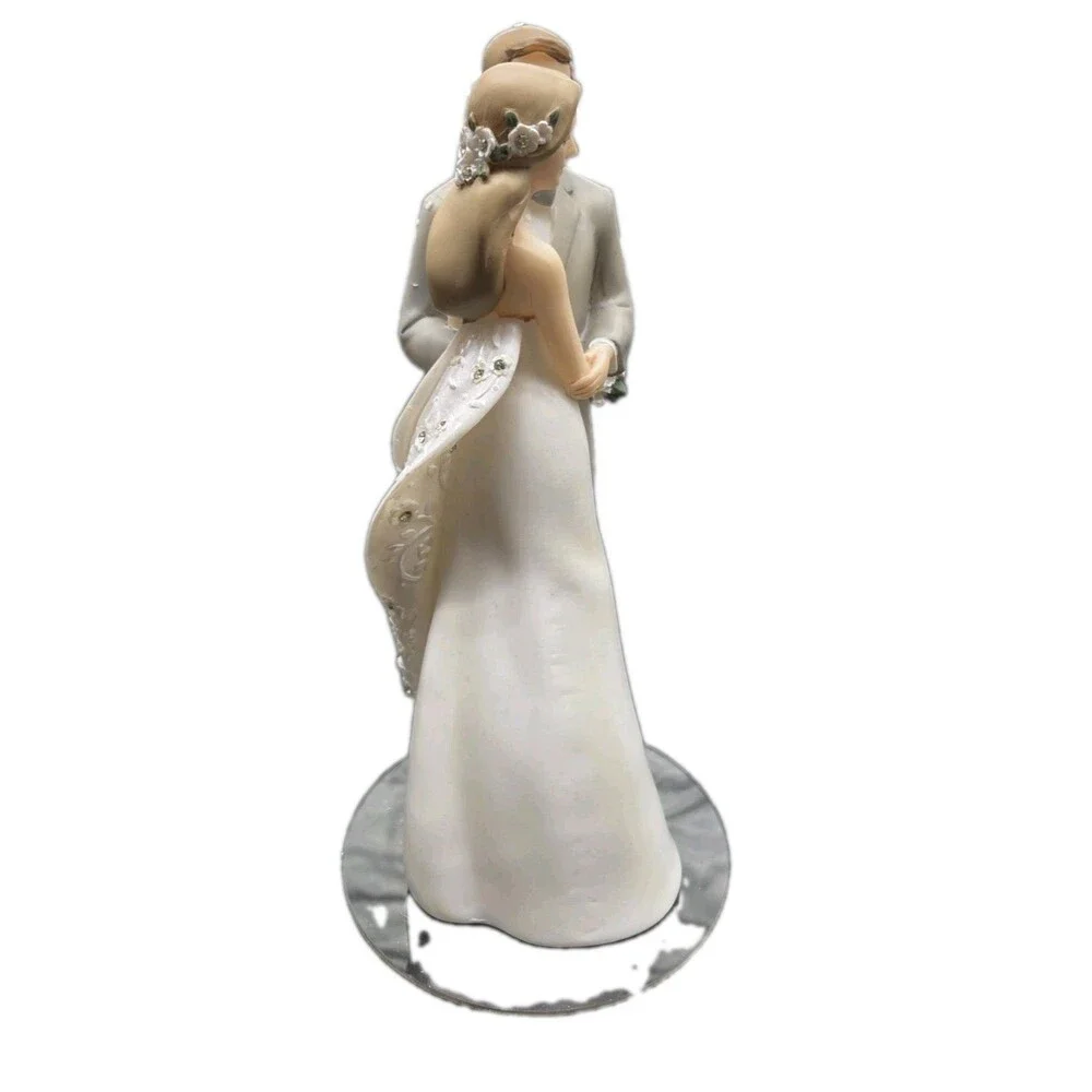Roman Wedding Cake Topper - Blessings Of Love By Karen Hahn Caucasian Couple